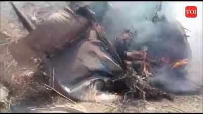 Chartered aircraft crashes in Bharatpur, Rajasthan