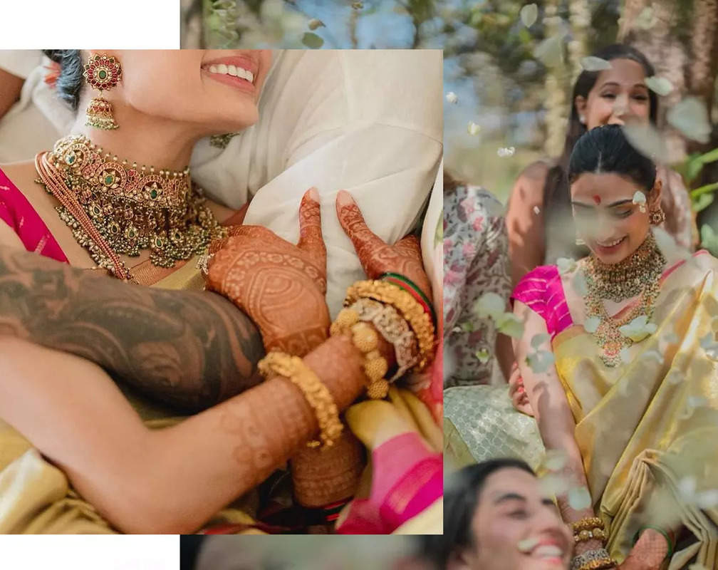 
Athiya Shetty shares stunning pictures from her pre-wedding ceremony
