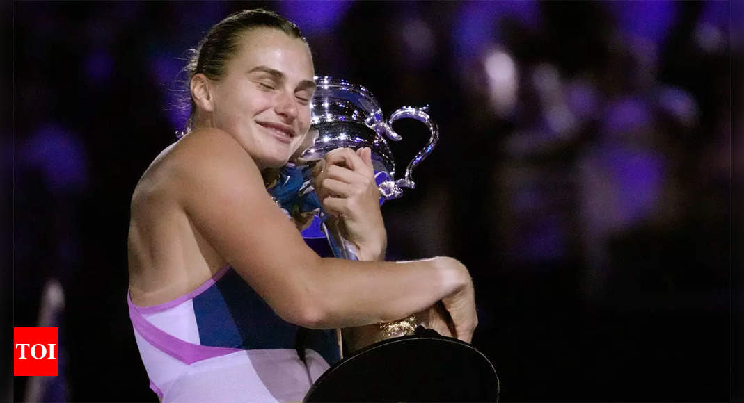 Australian Open: Aryna Sabalenka registers come-from-behind win over Elena Rybakina to secure maiden Grand Slam title | Tennis News – Times of India