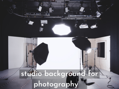 Best studio background for photography (April, 2024)