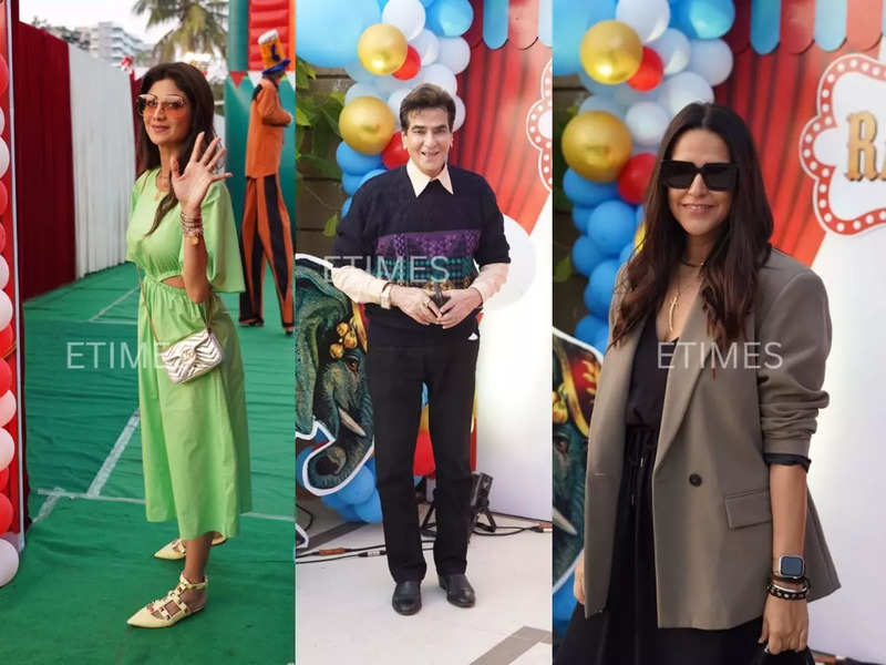 Jitendra, Shilpa Shetty, Neha Dhupia, Tusshar Kapoor: Celebs spotted at Ekta Kapoor's son Ravie Kapoor's birthday party