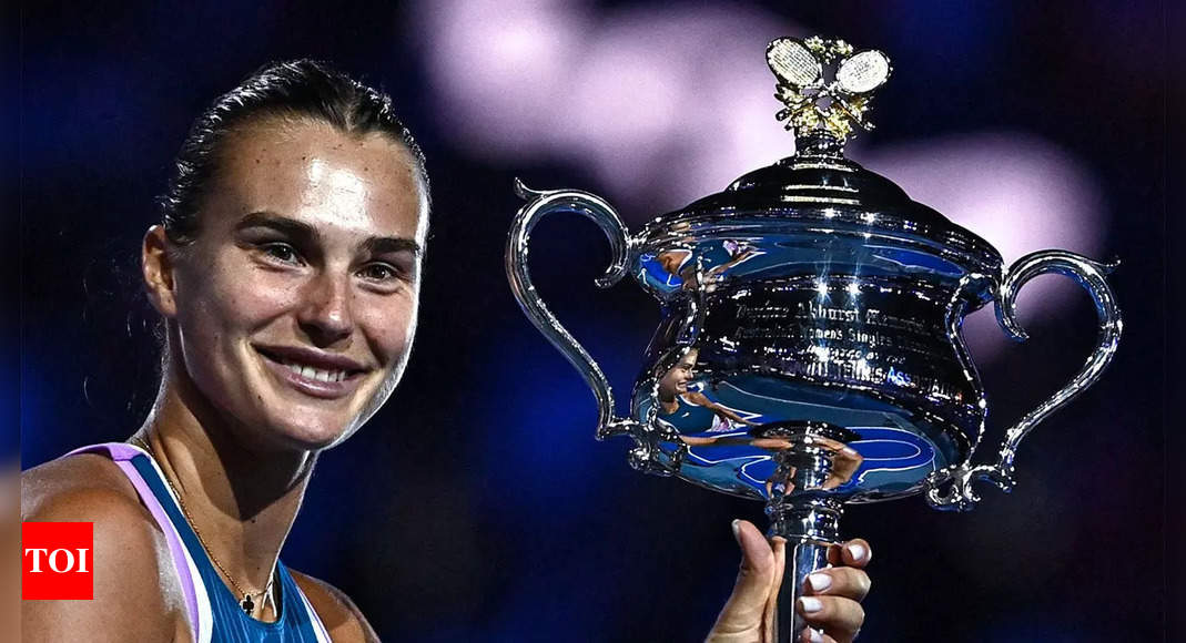 Belarusian Aryna Sabalenka crowned first ‘neutral’ Grand Slam champion | Tennis News – Times of India