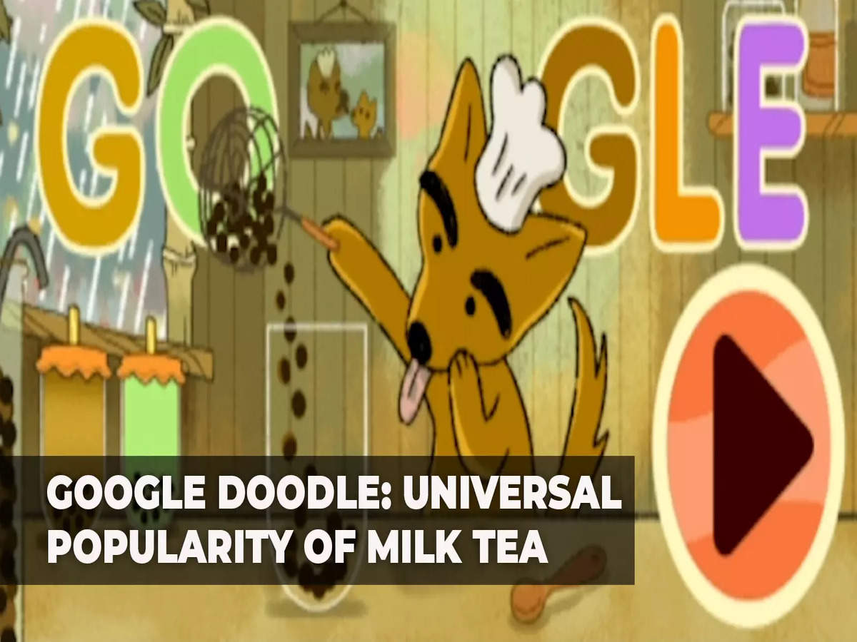 Celebrating Bubble Tea Doodle - Google Doodles