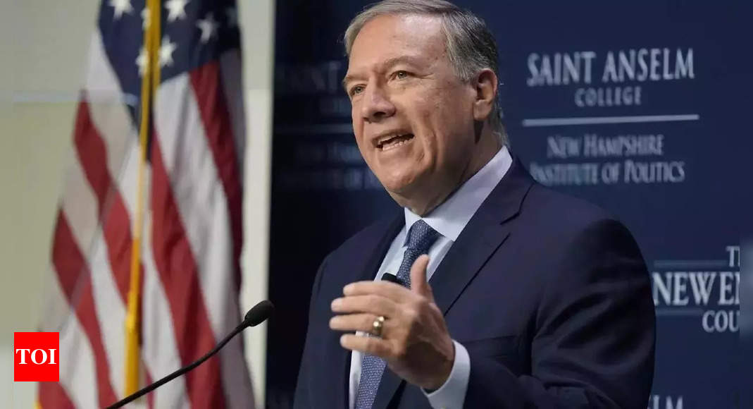Pompeo slams ex-Afghan President Ashraf Ghani in his book, calls him ‘total fraud’ who hampered peace talks with Taliban – Times of India