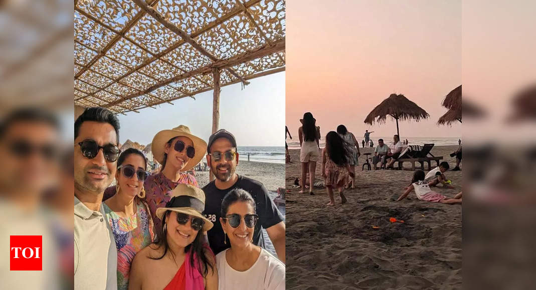 Mira Rajput’s Goa holiday pictures feature daughter Misha Kapoor and son Zain Kapoor all cute and grown up – Times of India
