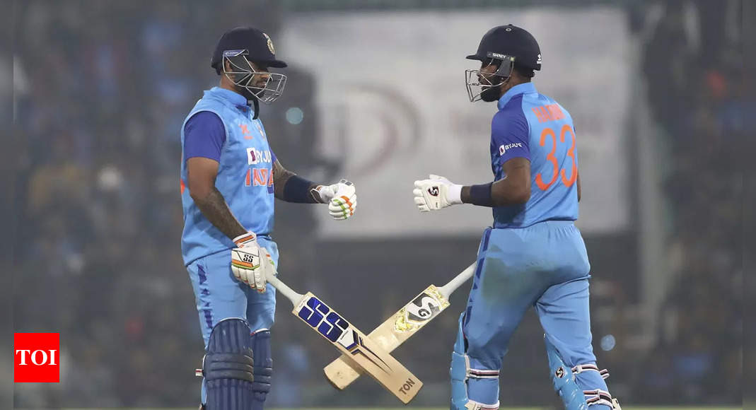 IND vs NZ Live Score Updates: Hardik’s India face New Zealand in a must-win match  – The Times of India