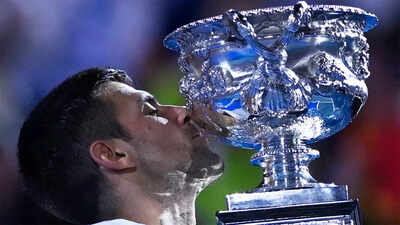 Novak Djokovic crushes Tsitsipas to win 10th Australian Open, equals Nadal's 22 Grand Slam titles