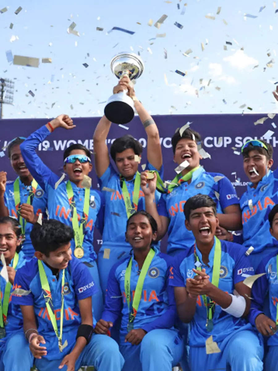 India Win Inaugural Womens U 19 T20 World Cup With Thumping Win Over England Times Of India