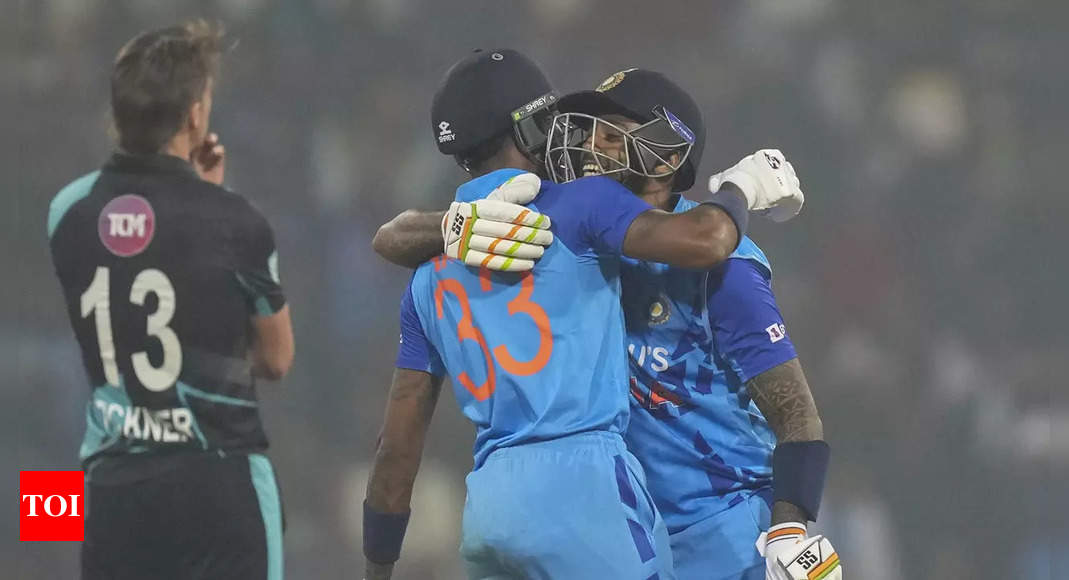India vs New Zealand, 2nd T20I Highlights: India edge New Zealand by 6 wickets in a low-scoring thriller, level series 1-1 | Cricket News – Times of India