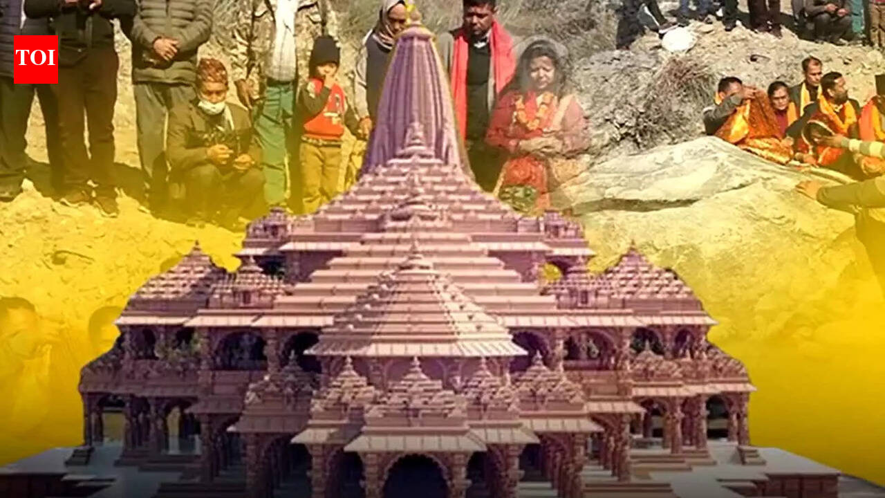 Nepal dispatches 2 Shaligram stones to Ram Mandir, Ayodhya for Ram ...
