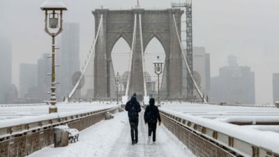 When will NYC receive its first inch of snow?