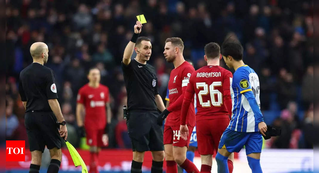 Brighton strike late to knock holders Liverpool out of FA Cup | Football News – Times of India