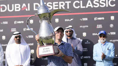 McIlroy pips Reed by one shot to win third Dubai Desert Classic crown