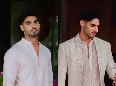 Ahan Shetty was the stylish brother of the bride at Athiya's wedding