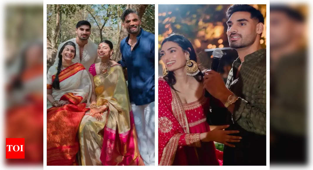 Ahan Shetty Shares New Unseen Photos From Athiya Shetty And Kl Rahul S Wedding Festivities