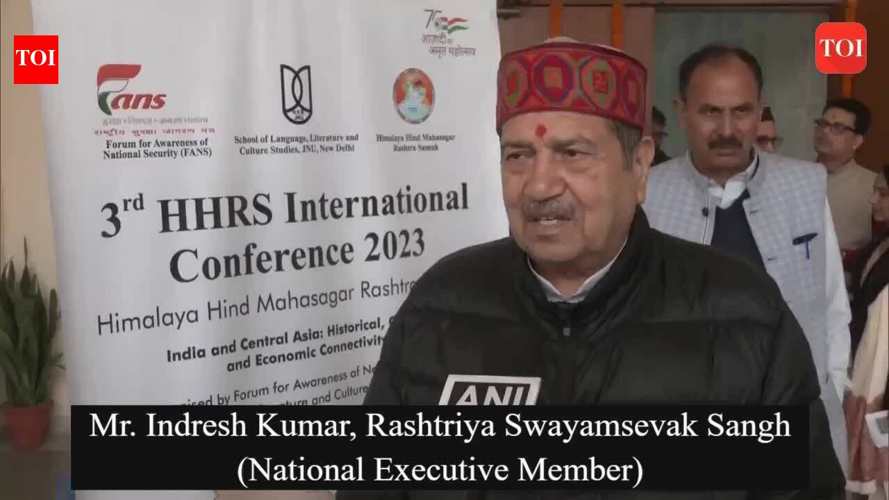 Mr. Indresh Kumar on HHRS International conference.