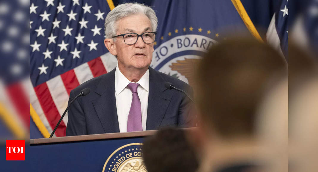 US Federal Reserve delivers small rate increase; Jerome Powell suggests ‘couple’ more hikes coming – Times of India