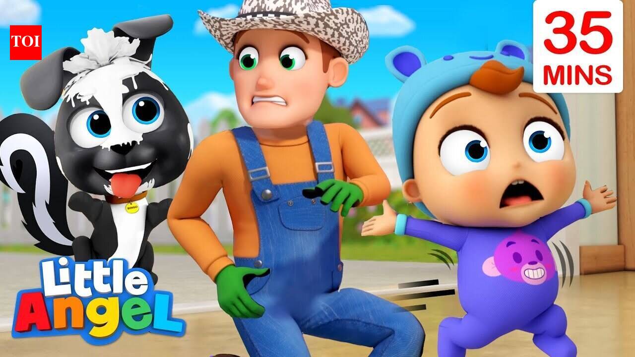 English Kids Poem: Nursery Song in English 'Stinky Skunk'