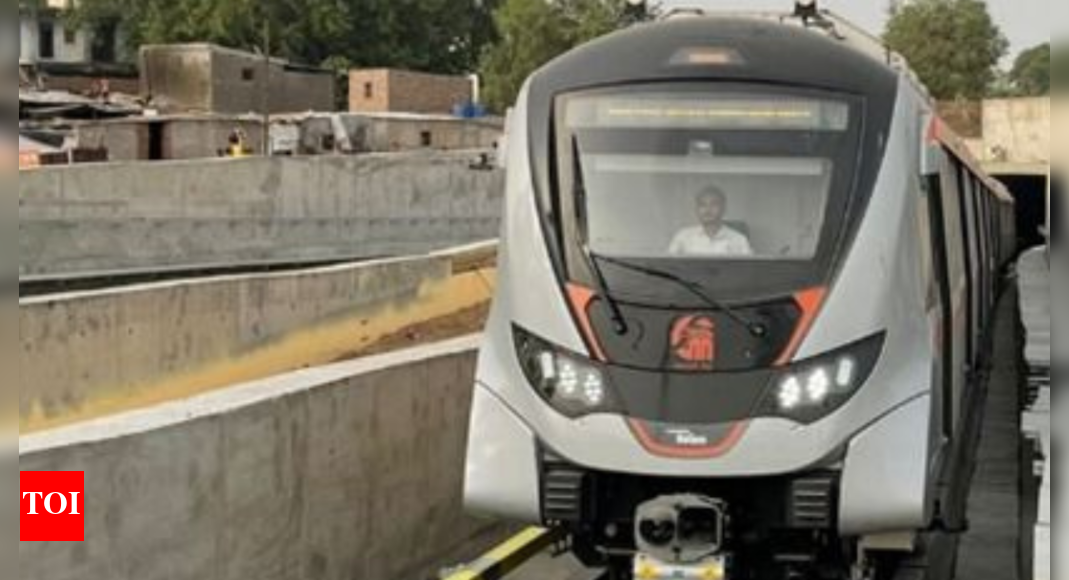 Metro Ridership Rises By 18k On Match Day | Ahmedabad News - Times of India