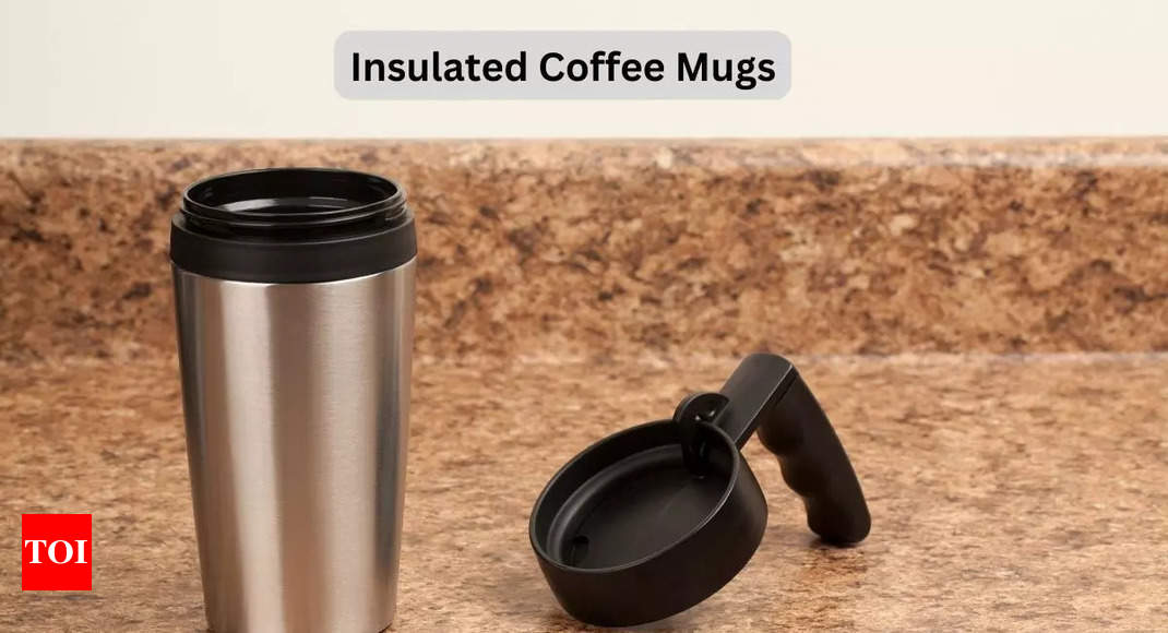 Double Layer Anti-scalding Stainless Steel Cups Plastic Handle Coffee Milk  Mug Tea Drinks Water Cup for Home Office Tumbler
