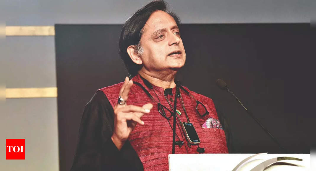 Govt doesn’t want discussion on issues it feels would embarrass it, claims Shashi Tharoor | India News – Times of India