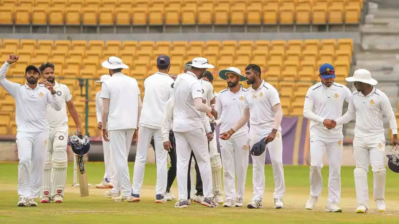 Ranji Trophy 2023 Quarterfinals Day 5 Saurashtra beat Punjab by 71 runs to qualify for semifinals