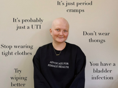 Student with ovarian cancer suffers for years