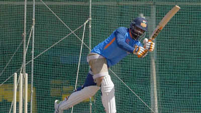 Ravindra Jadeja sweats it out in Team India's net session ahead of first Test against Australia