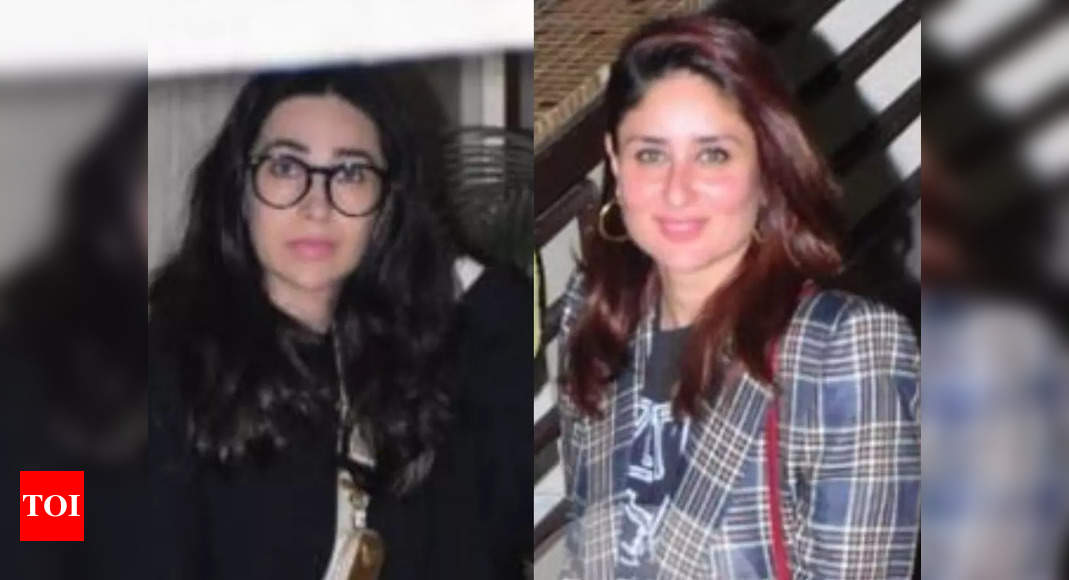 Kareena Kapoor Khan makes heads turn in a checkered blazer as she gets spotted with Karisma Kapoor, Amrita Arora – WATCH – Times of India
