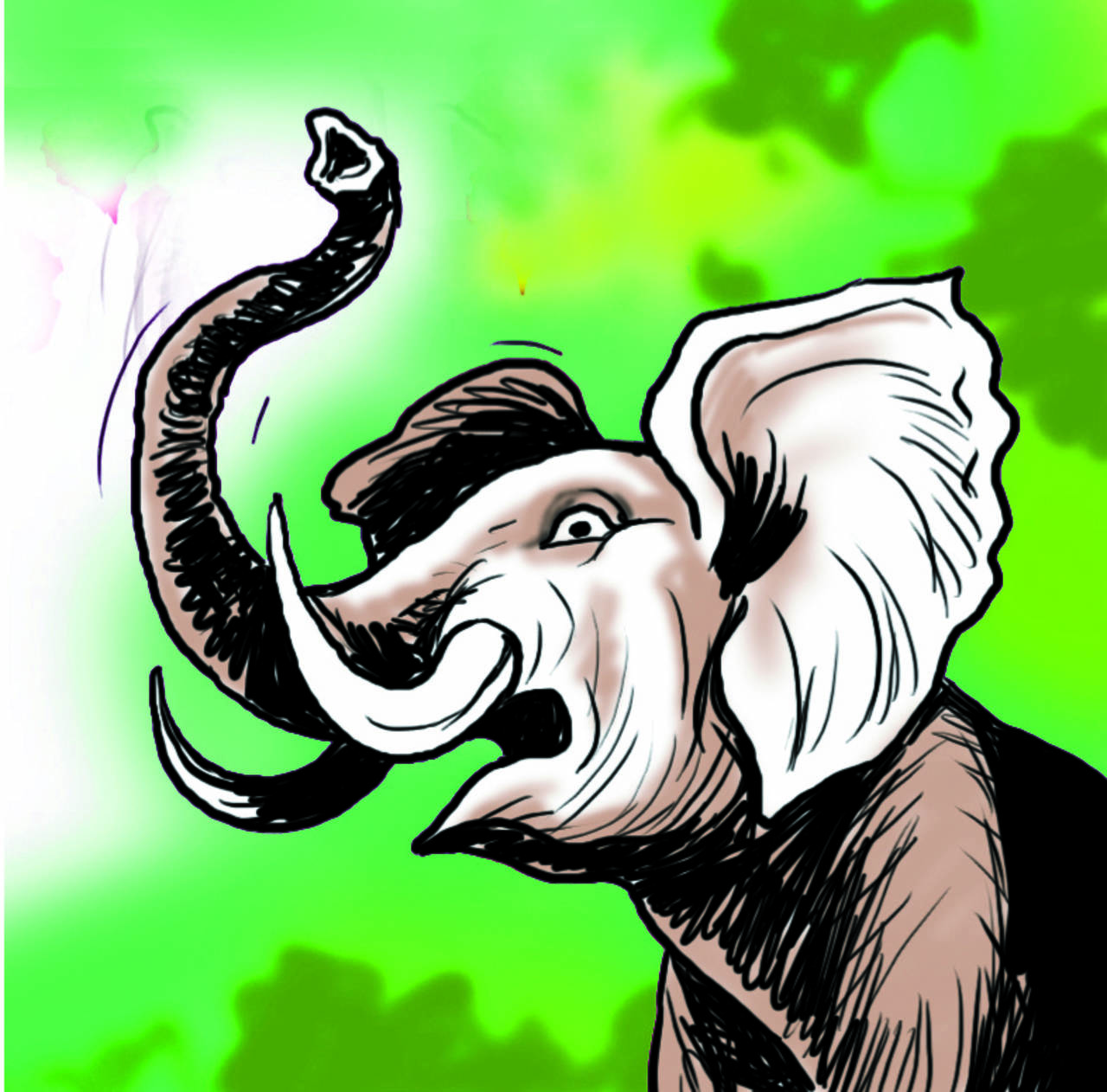 Elephant Attacks Youth Who Tried To Take A Selfie With It | Raipur News -  Times of India
