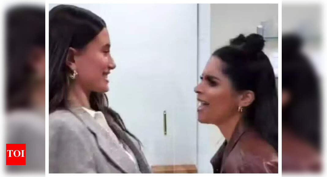 Watch video: Lilly Singh making Hailey Bieber dance to Kaho Naa Pyaar ...