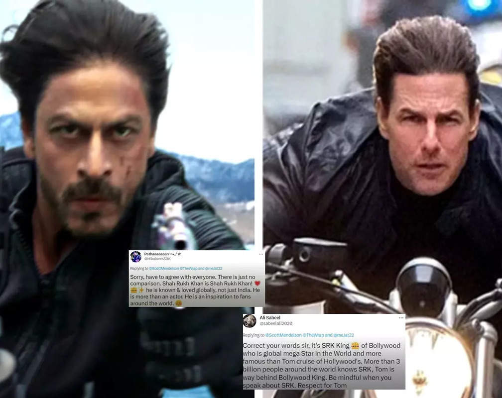 
Amid 'Pathaan's massive success, US scribe calls Shah Rukh Khan 'India's Tom Cruise'; fans say 'Tom is way behind the Bollywood King'
