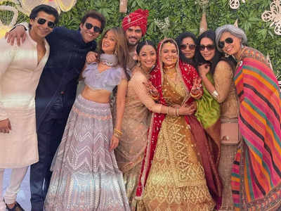 Chitrashi Rawat ties the knot with Dhruvaditya Bhagwanani, her Chak De! India co-star Vidya Malavade shares wedding pictures