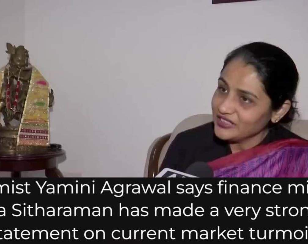 
Economist Yamini Agrawal says finance minister has made a strong and good statement
