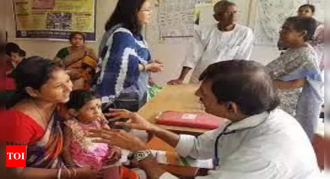Budget outlay on medical insurance up, public health infrastructure down | India News – Times of India