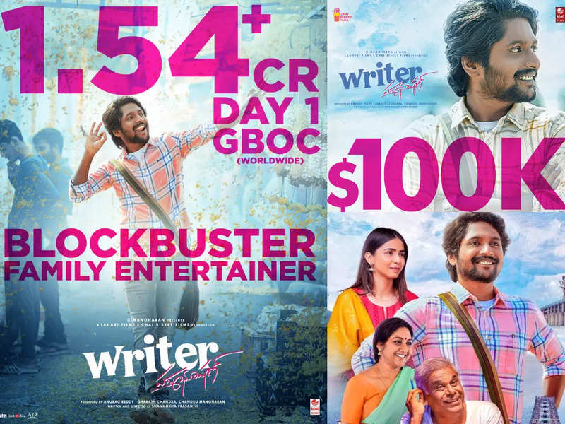 'Writer Padmabhushan' box office collection Day 1: The film records the career-best opening day numbers for Suhas, bagging Rs 1.54 crore