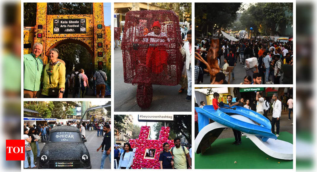 Kala Ghoda Kala Ghoda Arts Festival begins on a colourful, festive