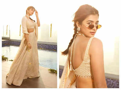 Here’s what Pooja Hegde wore for her brother’s sundowner Haldi ceremony