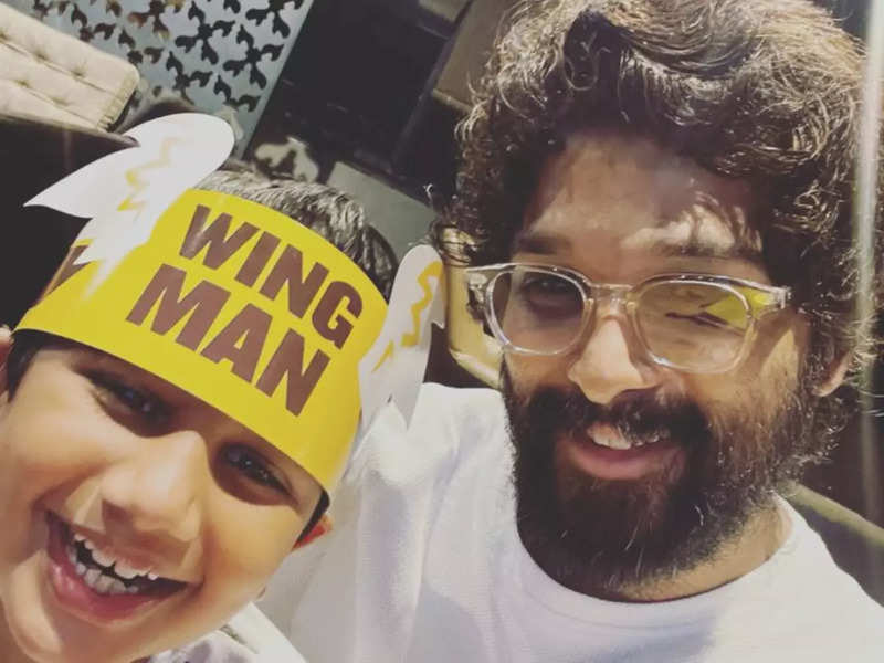 Icon star Allu Arjun receives cutest gift from his son Allu Ayaan