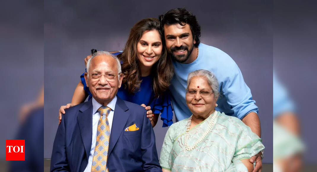 Pic: Mom-to-be Upasana Konidela wishes grandfather Dr Prathap C Reddy ...