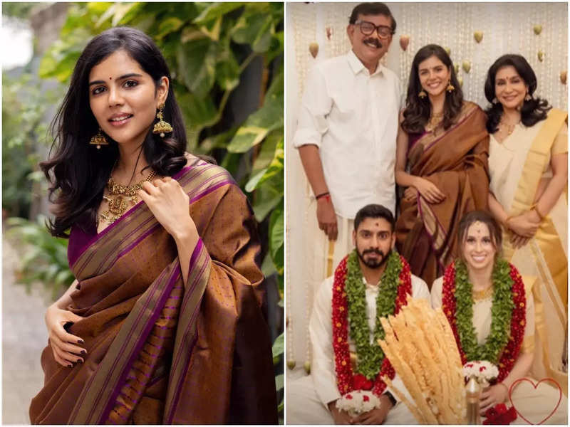 Kalyani Priyadarshan says she got the ‘cool sister’ she has always wanted, as her brother Siddharth gets married