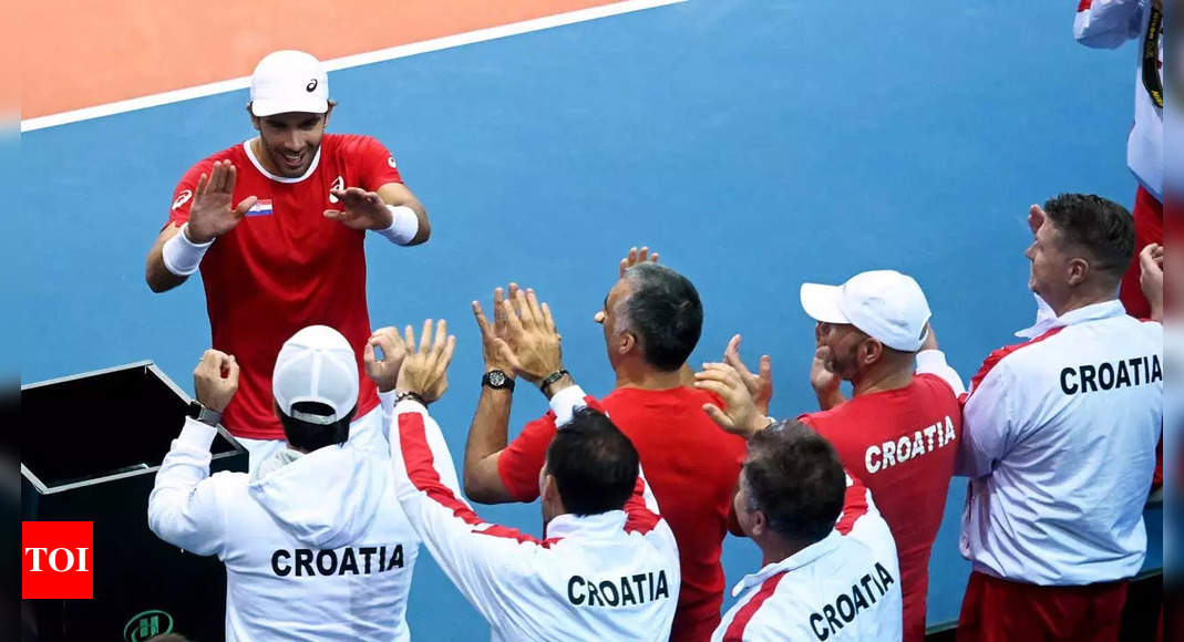 Croatia into Davis Cup Finals as South Korea, Finland celebrate | Tennis News – Times of India