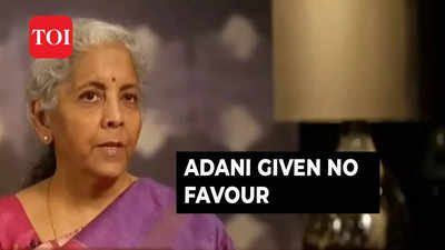 Nirmala Sitharaman: Adani given no favour, opposition is being hypocritical