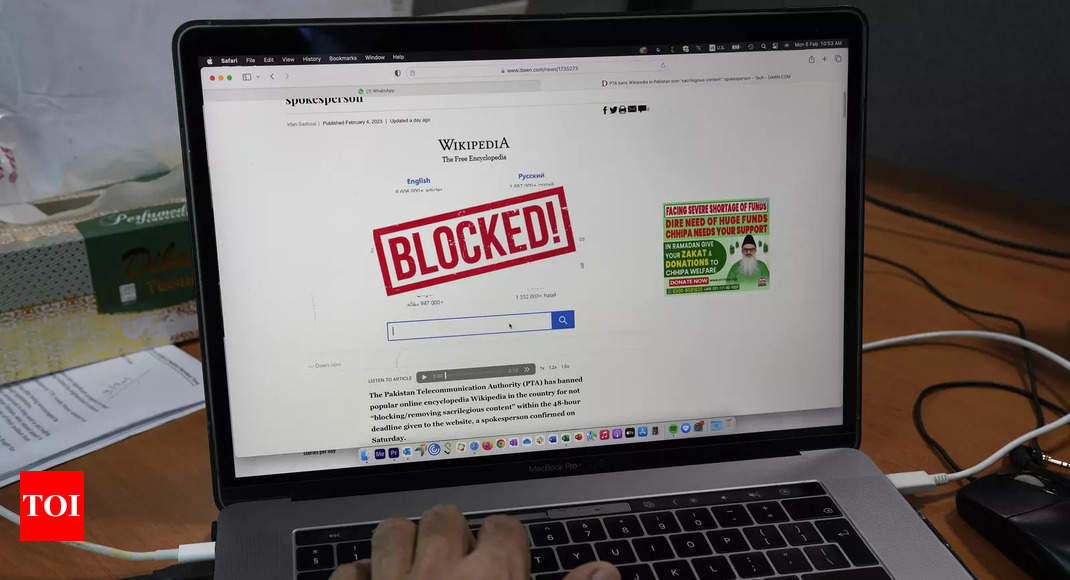 Pakistan blocks Wikipedia, says it hurt Muslim sentiments - Times of India