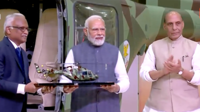 Watch: PM Modi inaugurates India’s largest helicopter production facility in Karnataka