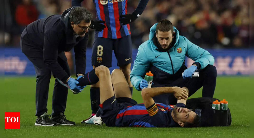Barcelona captain Sergio Busquets suffers ankle injury Football News