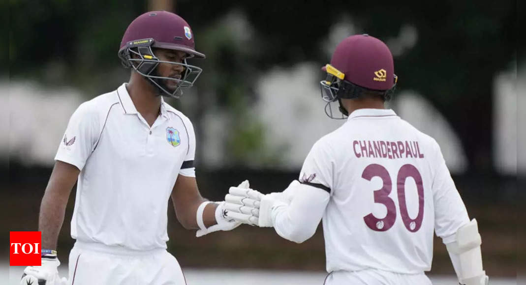 Brathwaite-Chanderpaul rewrite history, break West Indies’ 33-year old Test opening record | Cricket News – Times of India