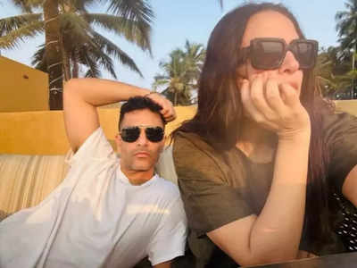 "Here's to watching sunsets..." Neha Dhupia posts birthday wishes for hubby Angad Bedi