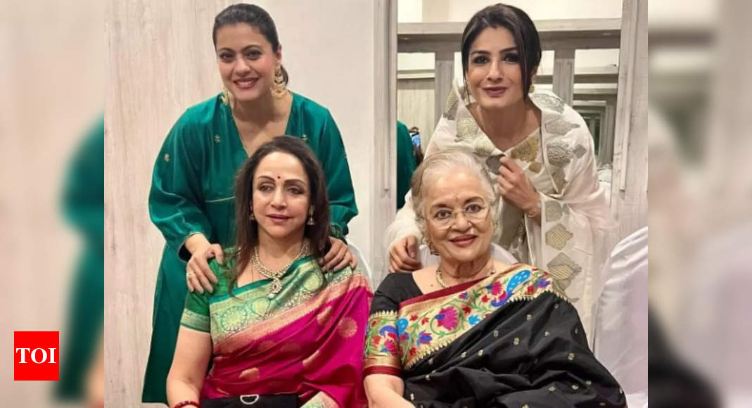 Asha Parekh, Hema Malini, Raveena Tandon, Kajol Get Together To Honour 