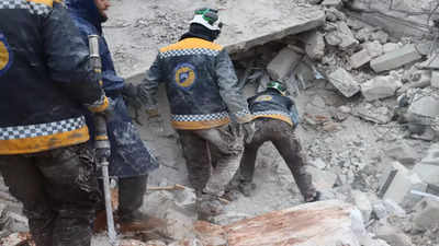 Earthquake devastation piles misery on war-hit Syrians in wintry north